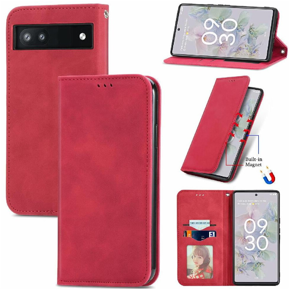Google Pixel 6A Shockproof Wallet Flip Case 971050035970