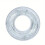 Transparent sequined inflatable swimming ring PVC thickened 1
