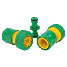 Adaptateur rapide pour tuyau d'arrosage NIKOU, lot de 3 (3/4"), pour réparation de jardin et outils de bricolage.