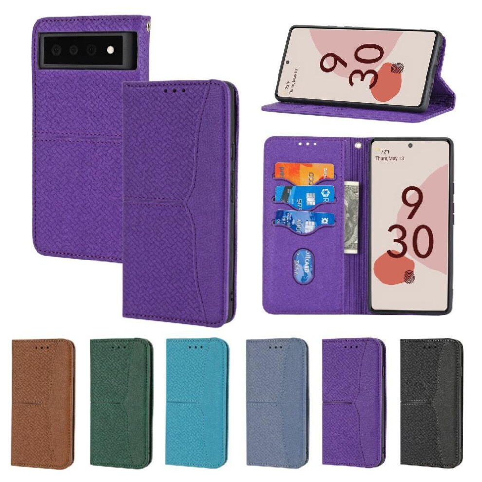 Google Pixel 6 Pro Flip Folio Case With Card Holder Pu 971050036489