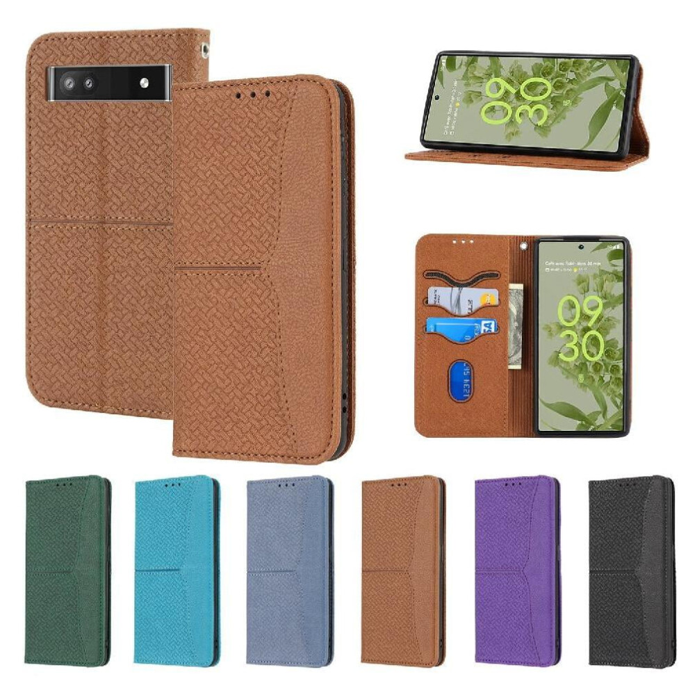 Google Pixel 6A Flip Folio Case Pu Leather With Card Holder 971050036625