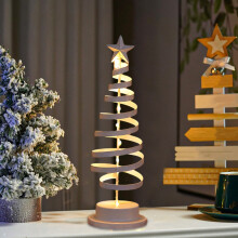 Christmas Tree Table Lamp Warm White 30LED Battery Powered