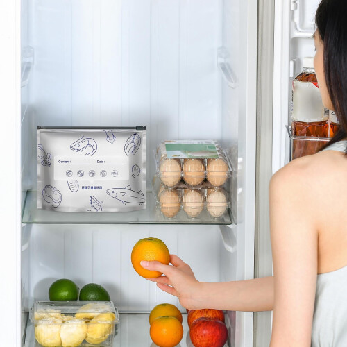 Σακούλες Ziplock από αλουμινόχαρτο, κατάλληλες για τρόφιμα, συσκευασία των 10 2