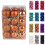 Rose Gold Christmas Ornaments 24 Pieces 3