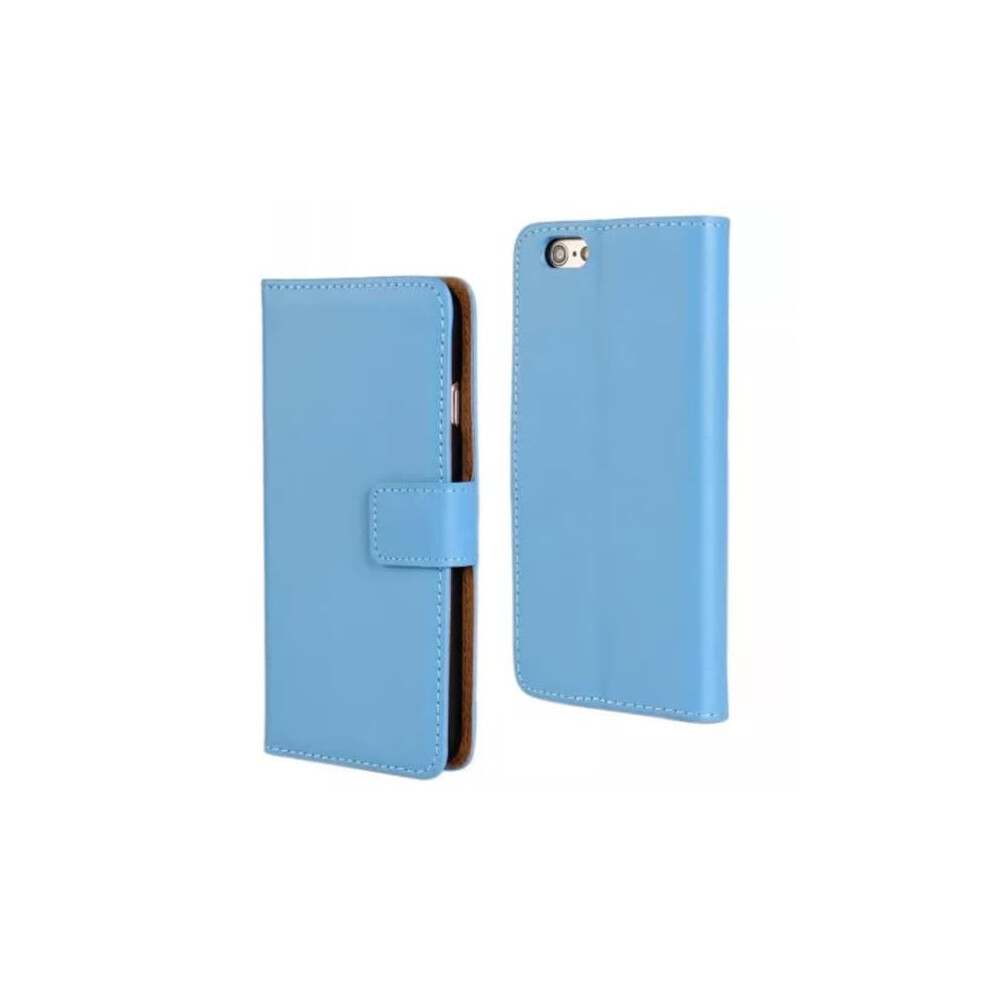 Retro Leather Wallet Case For Iphone 7 Plus Blue 962029599302