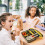 Portable Lunch Box with Cutlery Microwave-Safe Leak-Proof 1 4