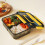 Portable Lunch Box with Cutlery Microwave-Safe Leak-Proof 1 3