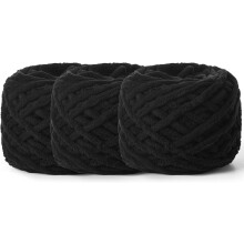1/3 strengen pluche chenille dik garen 100 g (49,2 yd) - Zacht fluweelachtig garen voor dekens, breien en haken - Zacht babygaren