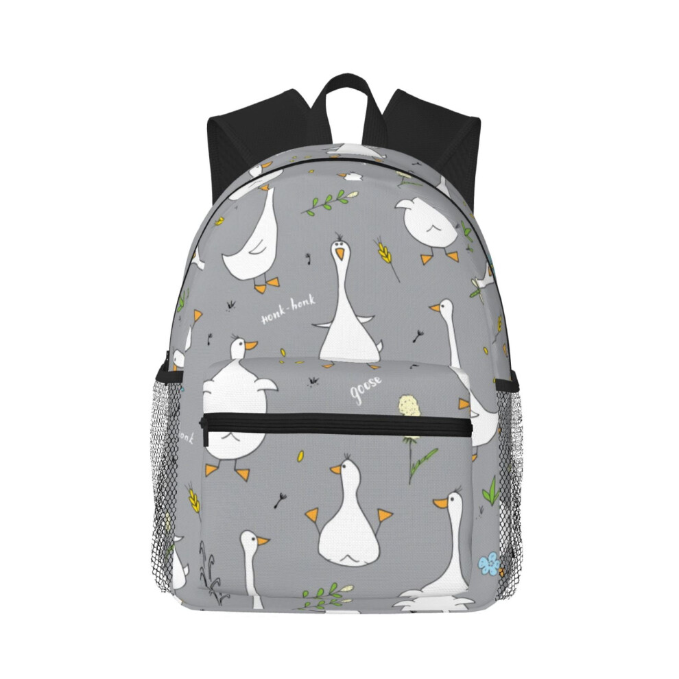 Goose Pattern Laptop Backpack For Travel And Hiking 900881749503