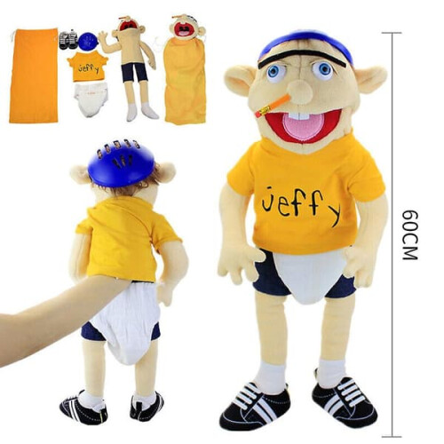 Jeffy hand puppet plush doll 60 cm 1
