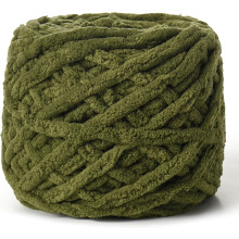 1 madeja/3 madejas de hilo grueso de chenilla afelpada de 100 g (49,2 yardas) - Hilo de terciopelo esponjoso para mantas y ganchillo - Hilo suave