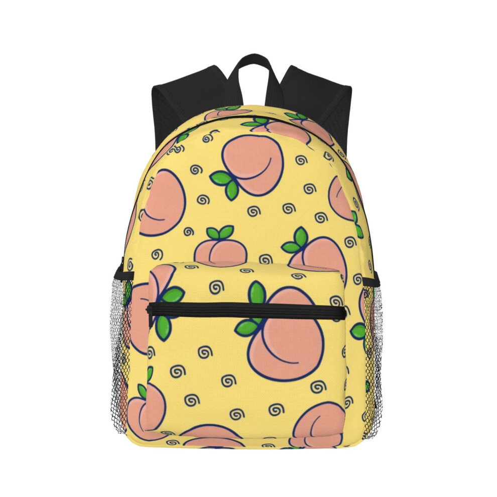 Watercolor Leaves Backpack 15.6-Inch Peach 900881750912
