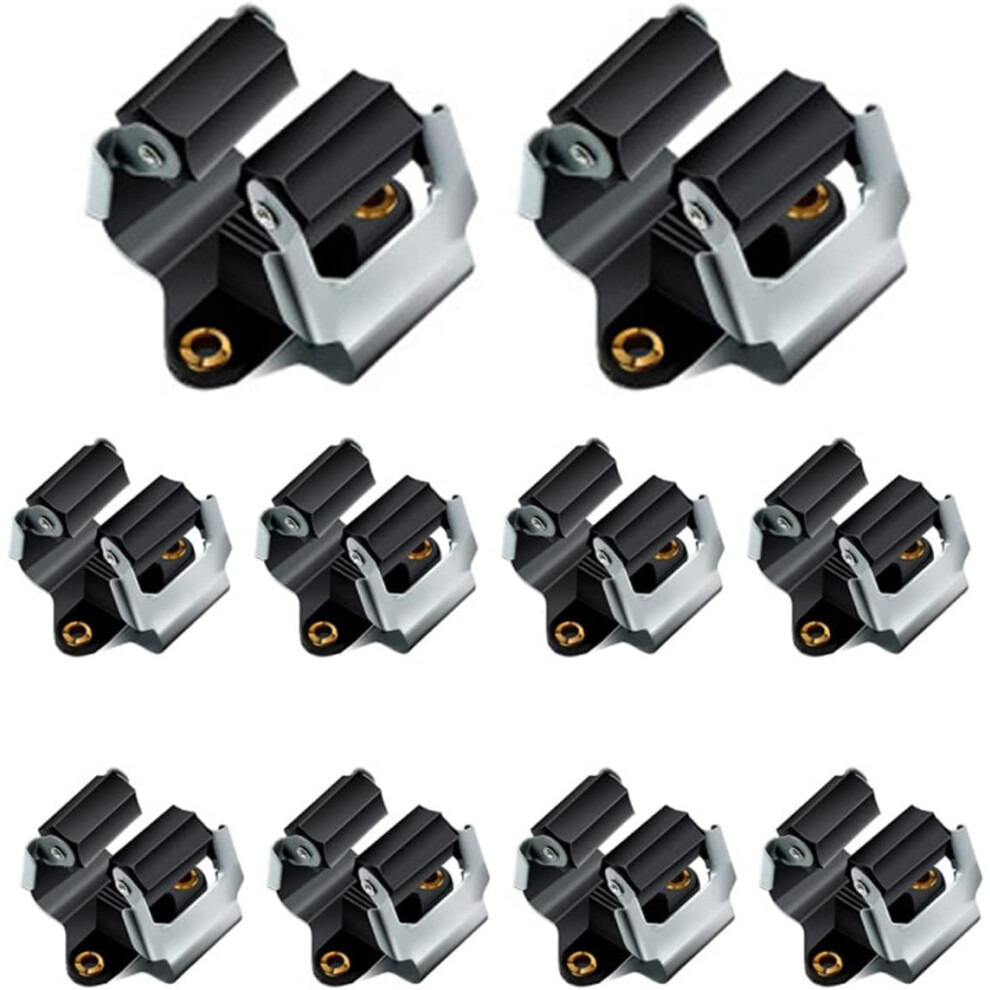 Mop Broom Holder Wall Mounted Storage Rack 10 Pcs 972745873174