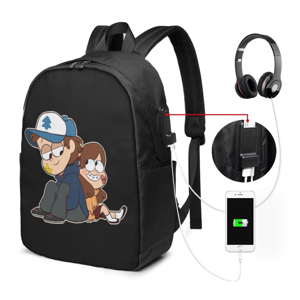 Gravity Falls Travel Laptop Backpack 17 Inch Water 900881745628