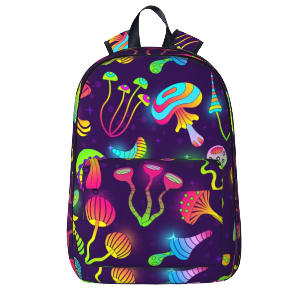 Glowing Mushroom Backpack Laptop Travel Bag 25L 900881750134