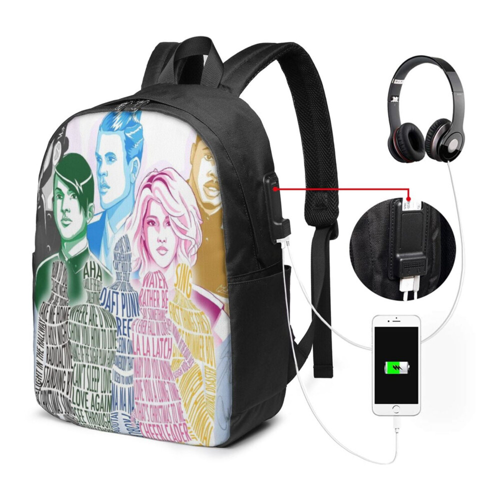 Pentatonix Travel Laptop Backpack Water-Resistant With Usb 900881732437