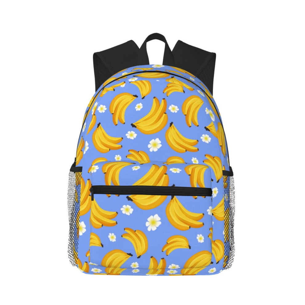 Cartoon Banana Flower Backpack 15.6-Inch Laptop Bag 900881732826