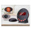 INF Alarm Clock with Bed Shaker Black 5