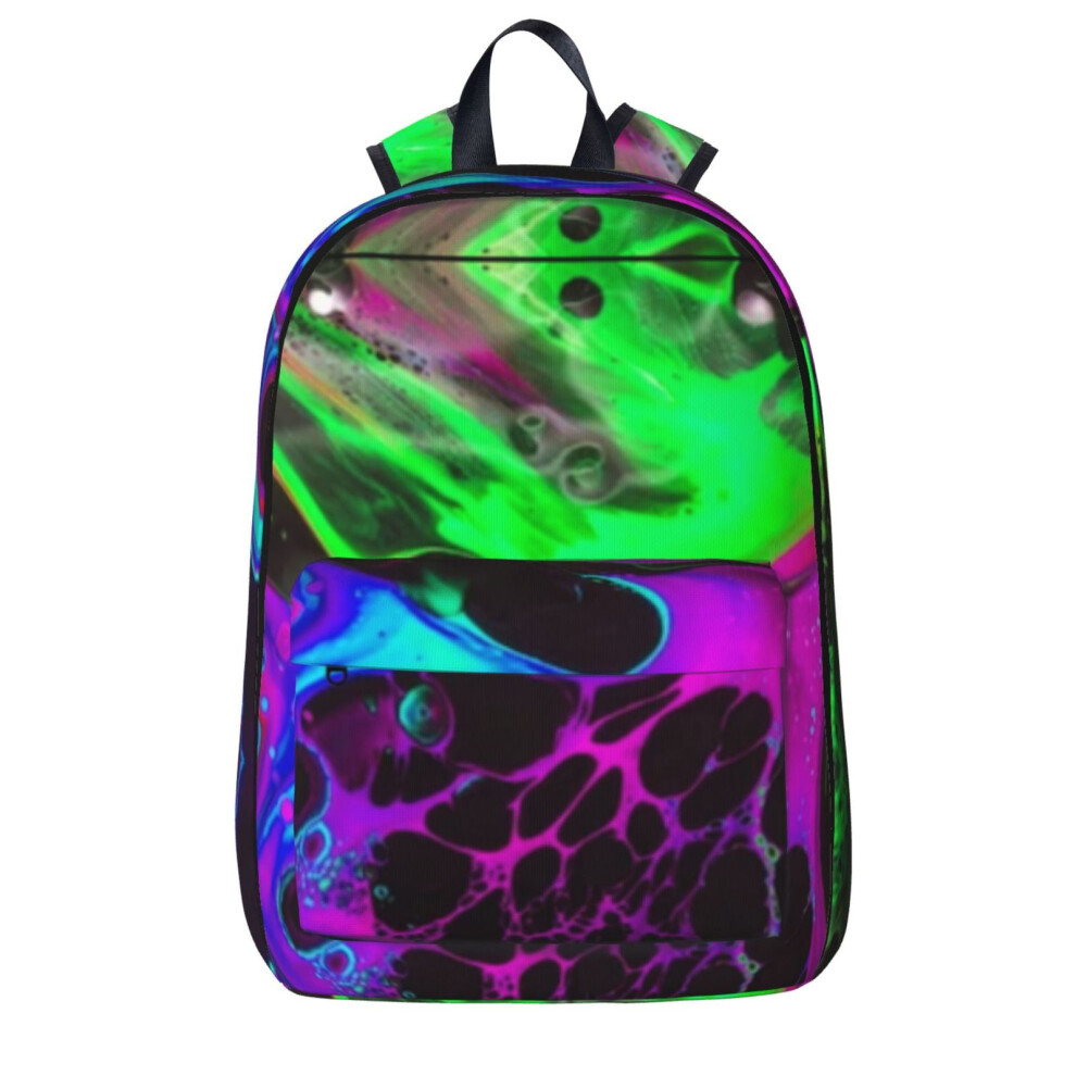 Glow-In-The- Splatter Backpack 15.6" Laptop Bag Dark 900881738873