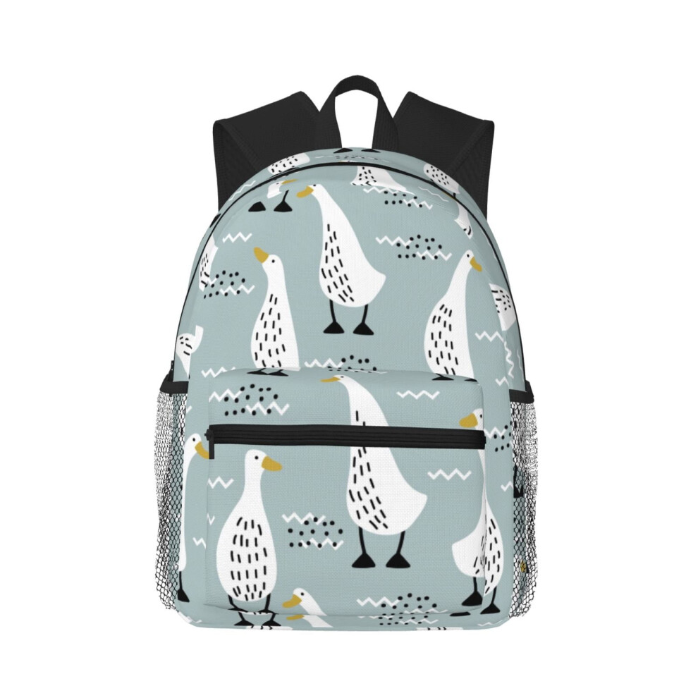 Goose Pattern Laptop Backpack For Travel And Hiking 900881733335