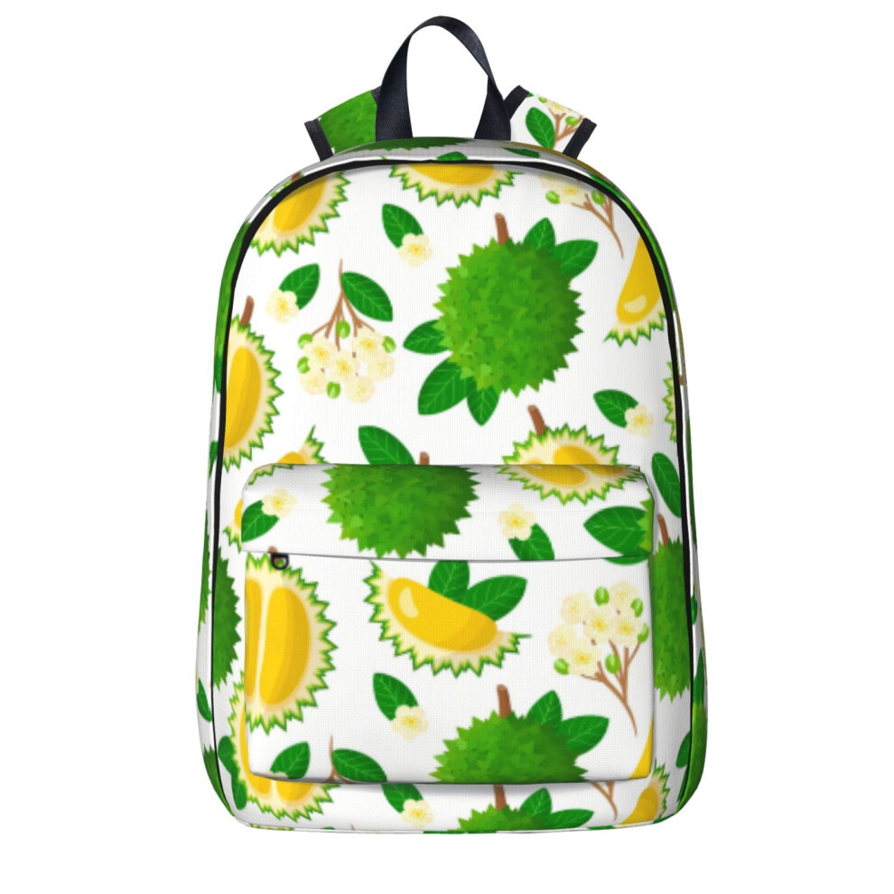 Durian And Leaves Pattern Laptop Backpack 20L 900881733458