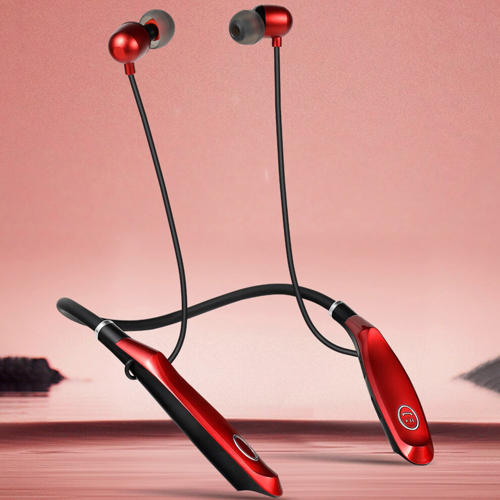 Wireless Bluetooth Neckband Headphones 50H Battery 900881740777