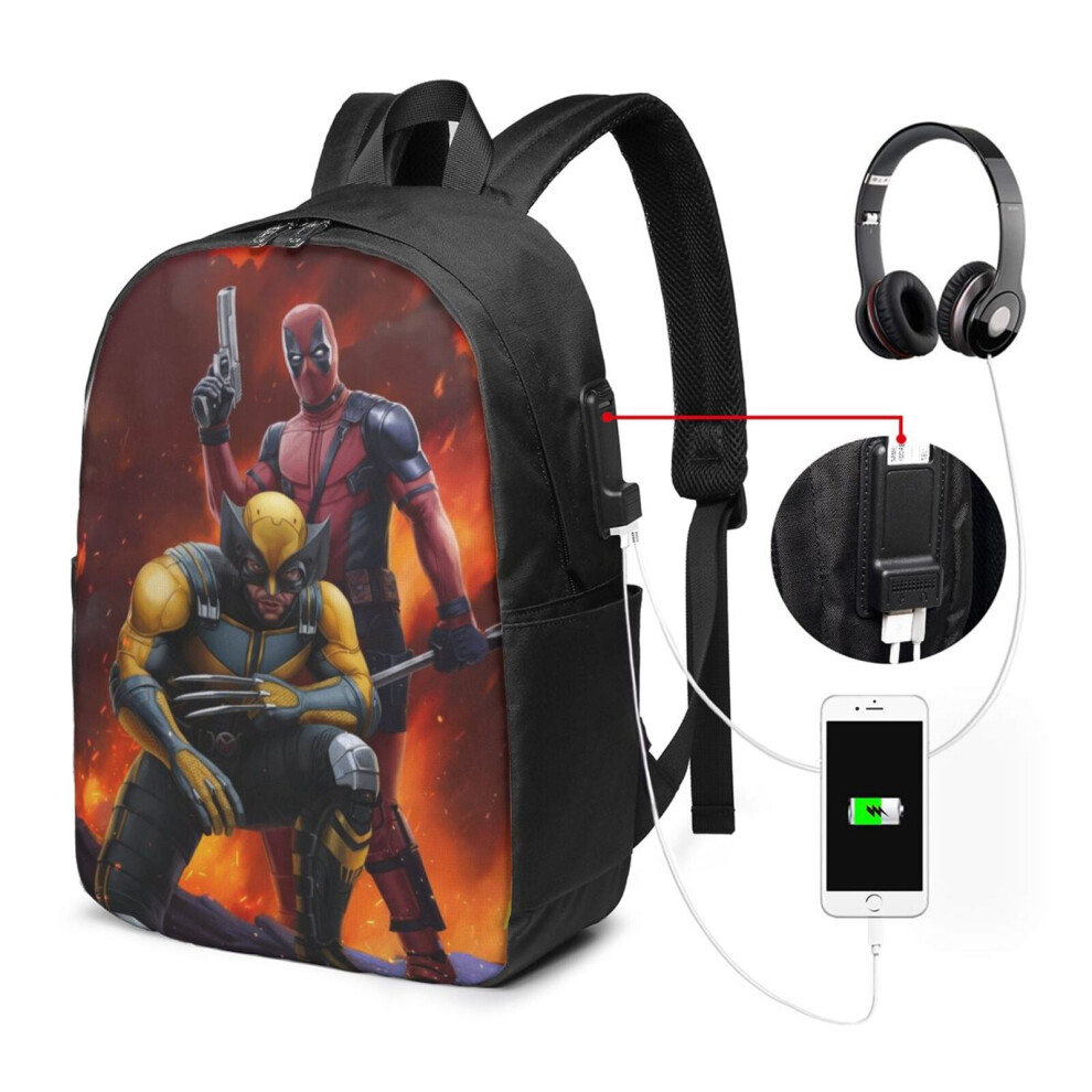 Wolverine Travel Laptop Backpack Business Durable 15.6-Inch 900881745239