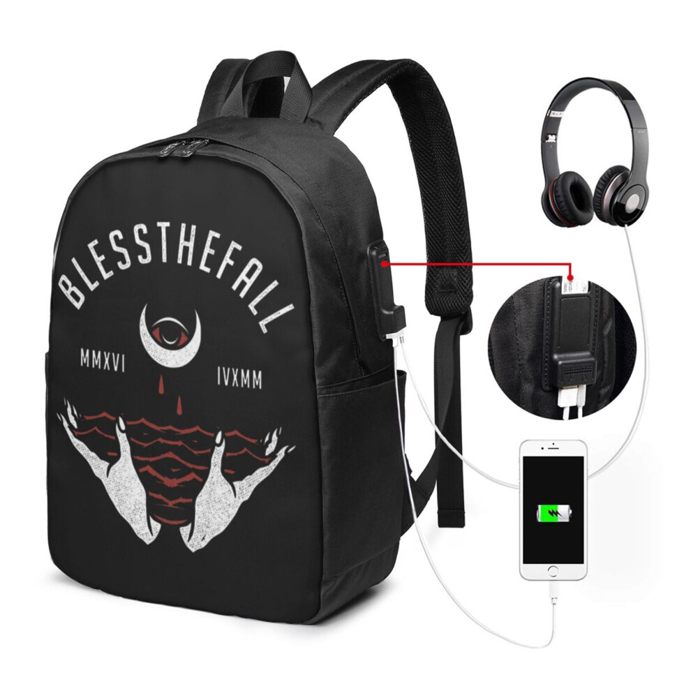 Travel Laptop Backpack Water-Resistant With Usb Port 900881748384