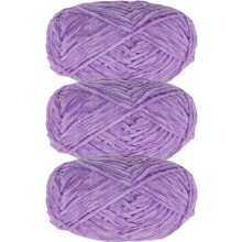3 stuks 120 g zacht chenille fluweelgaren voor haken, breien en andere doe-het-zelfprojecten. Warm garen voor mutsen, sjaals, handschoenen, tassen en