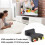 Μετατροπέας βίντεο και ήχου HDMI σε 3RCA Προσαρμογέας βίντεο HDMI σε AV Επιχρυσωμένος 6