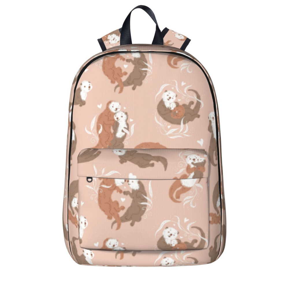Otters Pattern Laptop Backpack 20L Unisex Travel Bag 900881732680