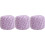 Crochet Thread 100% Cotton Size 3 Variegated Lavender 3-Pack 1