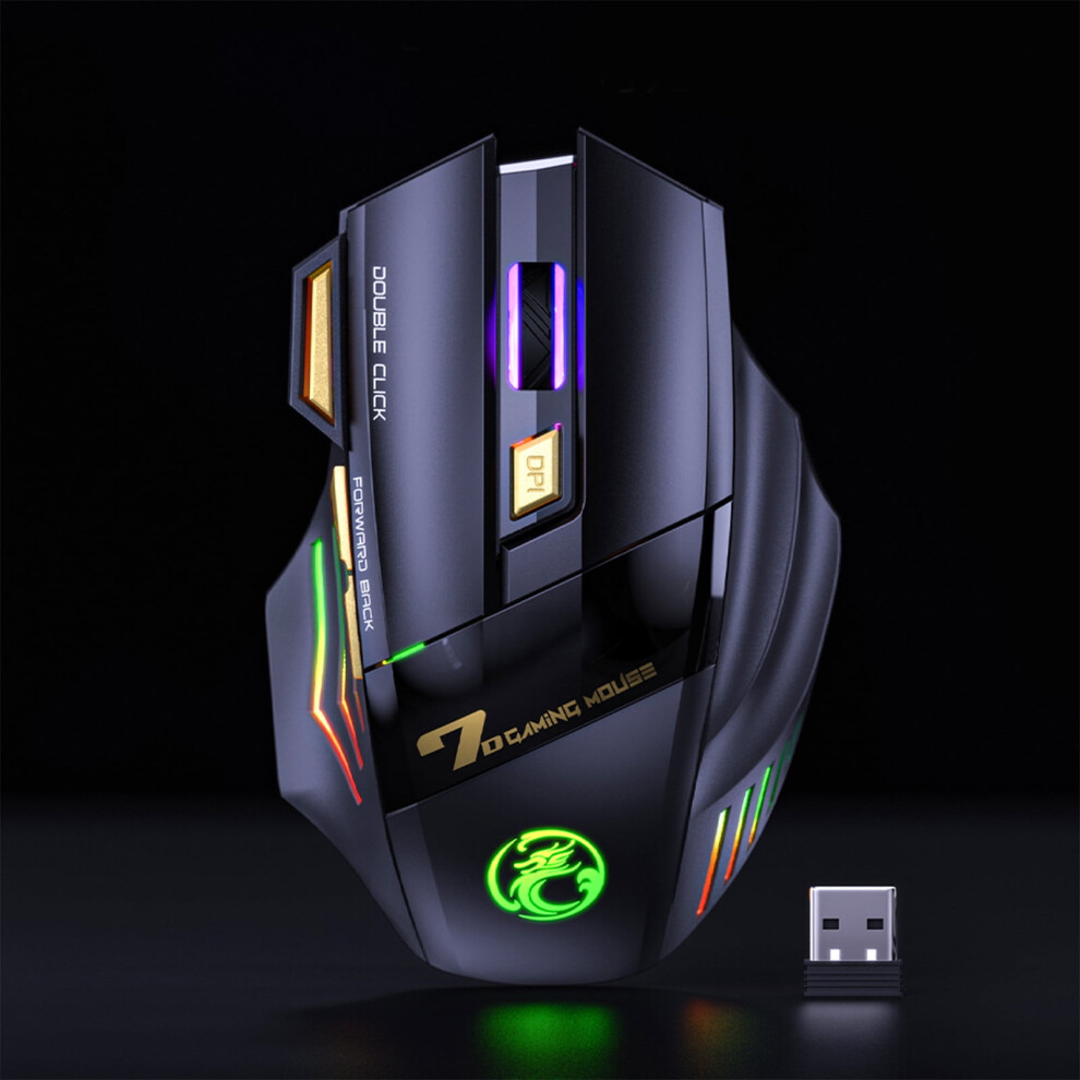 Bluetooth 5.1 Wireless Mouse With Usb Receiver 900881740814