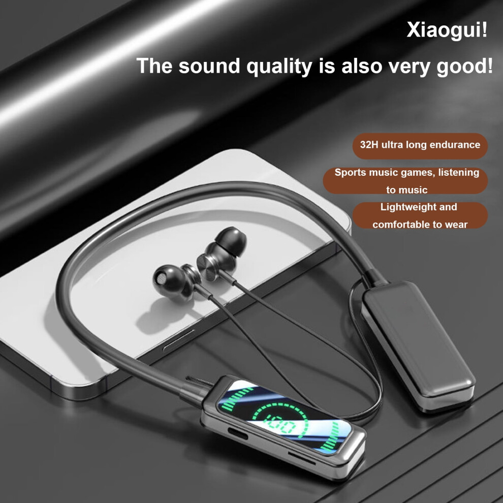 Avtoify Sports Bluetooth Earphones Noise Cancelling Black 900881735131