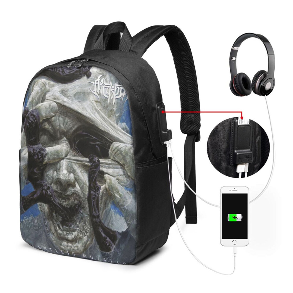 Archspire Travel Laptop Backpack Water-Resistant With Usb 900881749077