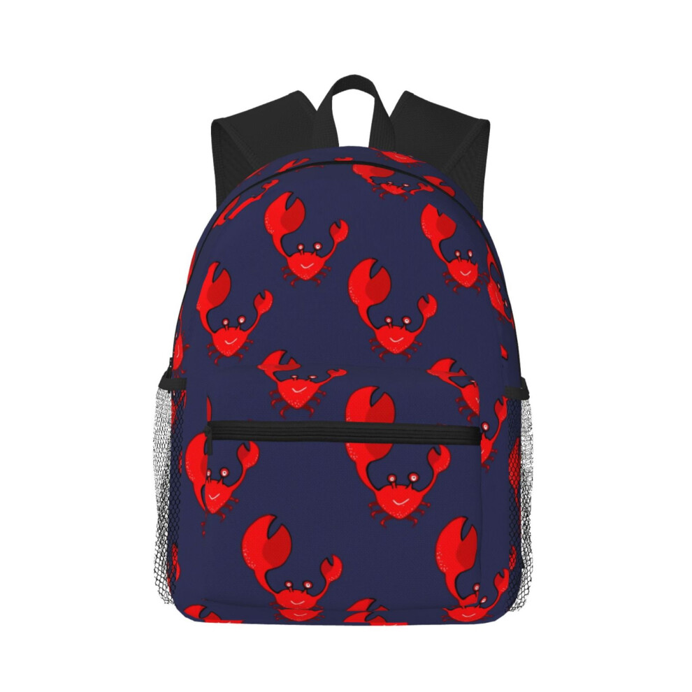 Crab-Pattern Laptop Backpack For Travel And Business 900881732628