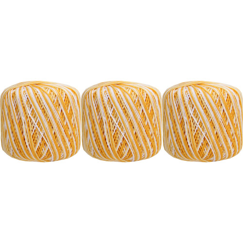 Threadart cotton crochet thread size 3 variegated sunburst