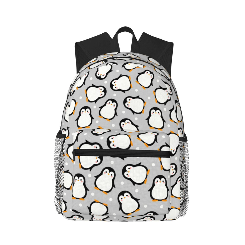 Penguin Pattern Laptop Backpack 20L Unisex 900881733434
