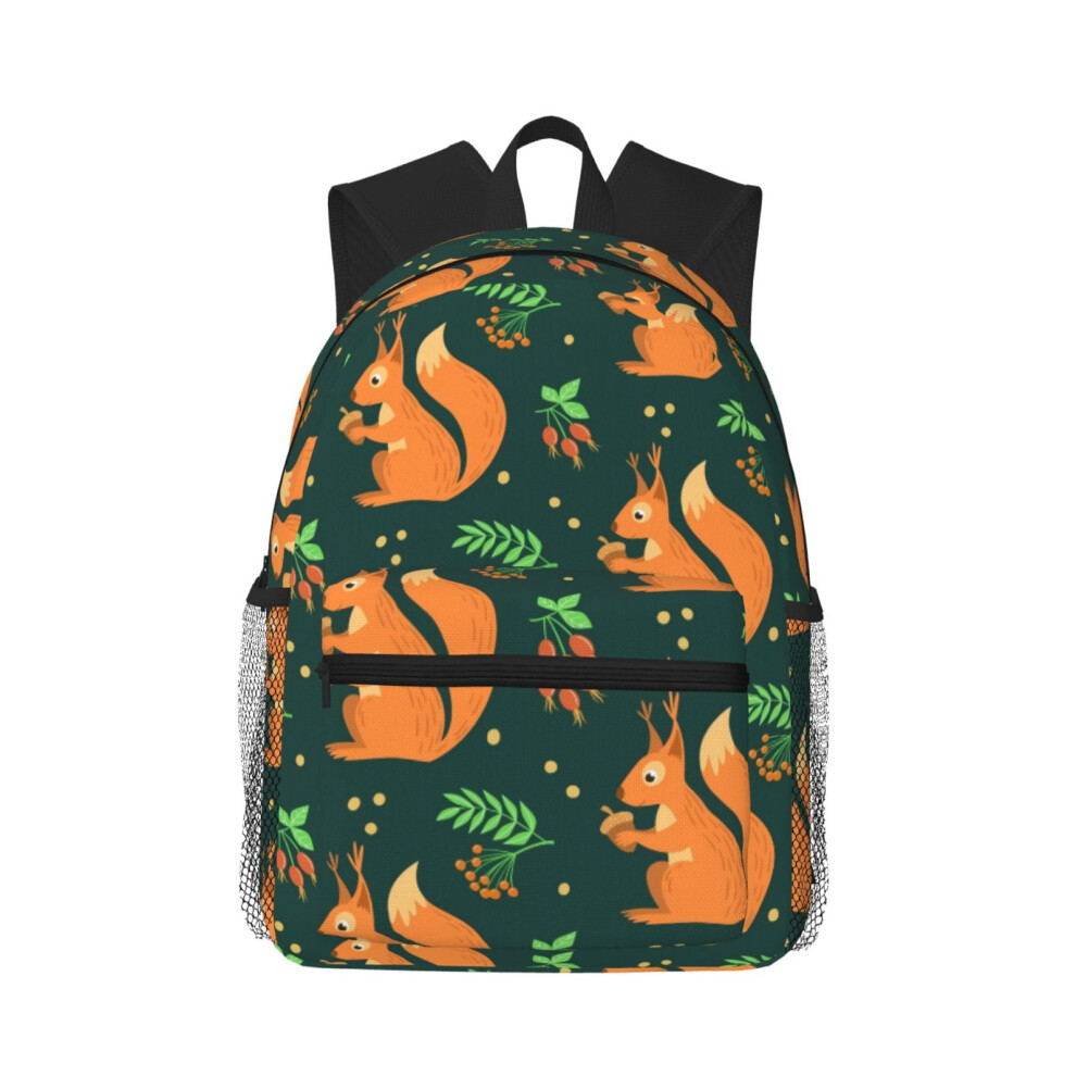 Squirrel Pattern Backpack Laptop Bag 20L 900881750431