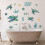 Turtle wall stickers removable undersea decor 2 pcs 7
