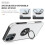iPhone 13 Mini hybrid case with finger ring - silver 7