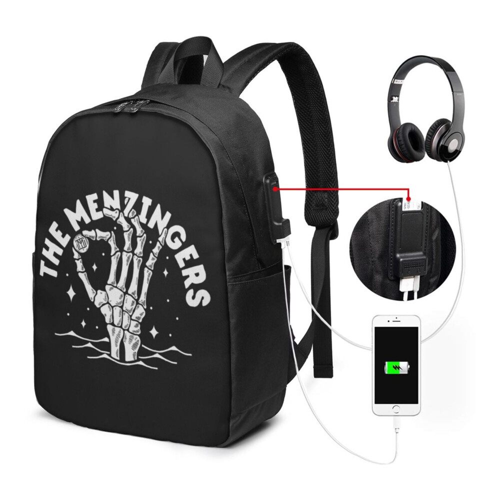 Menzingers Travel Laptop Backpack Water-Resistant With Usb 900881749107