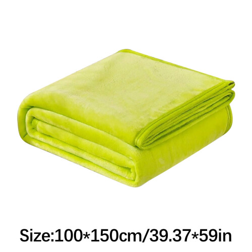 Fleece Blanket Winter Warm Green 39x59 inch 2