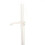 White Plastic Hanger Stand for Barbie Doll Clothes 1 Pack 4