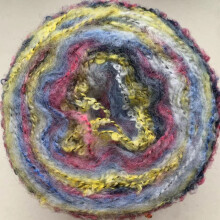 Hilo de lana acrílica de felpa suave Namzi con bucles elegantes para hacer cabello de muñecas, tejer a crochet y fieltro con aguja | Compatible con