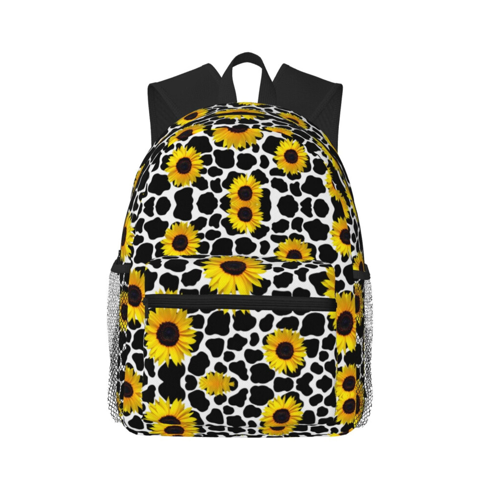 Sunflower Cow Pattern Backpack 15.6-Inch 900881732512