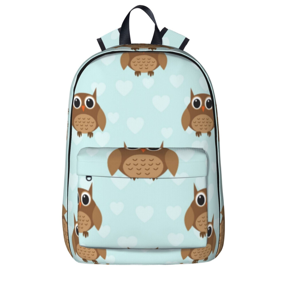 Cartoon Owl Backpack Laptop Travel Bag 15.6 Inch 900881733083