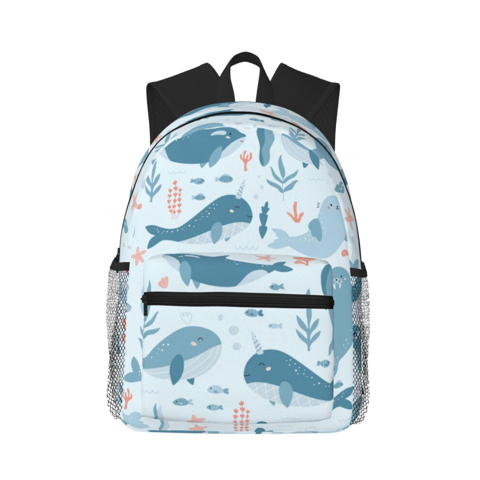 Walrus Ocean Pattern Laptop Backpack 25L 900881750080