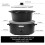 7 Quart Oval Slow Cooker Black Stainless Steel 5