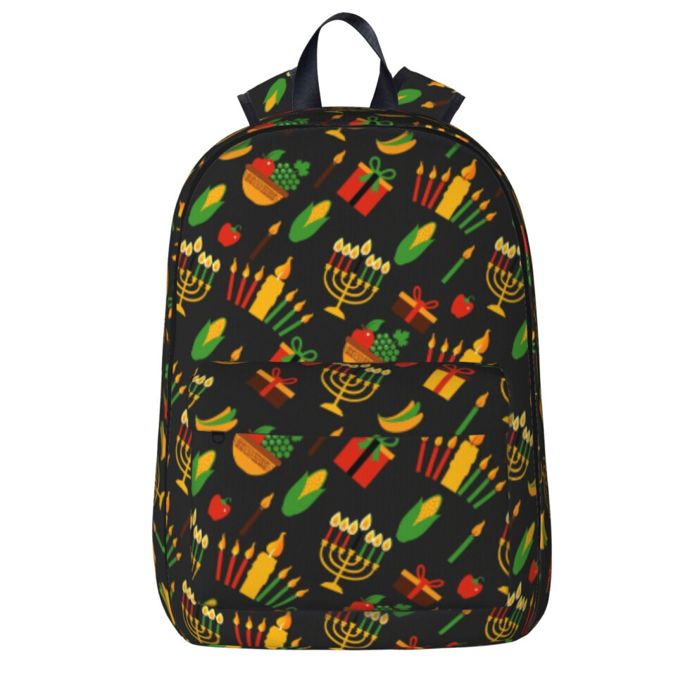Kwanzaa Backpack Laptop Travel Hiking Bag 1 Pack 900881734424